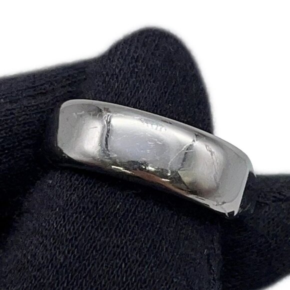 HERMES Etrier Ring Size T62 Metal/Lacquer Black H100060FJ0360 - Picture 5 of 11